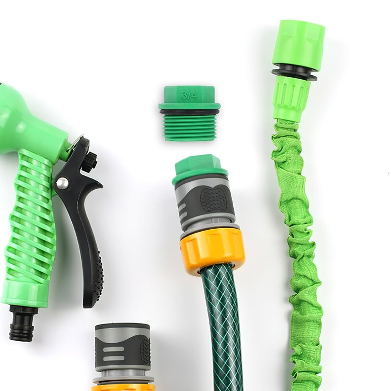 POPETPOP 10 Pieces 3/4 Garden Hose Caps and Plugs, Male Thread Pipe Plug End Cap, PPR Material Garden Irrigation Tubing Stopper Drain for Splitters, Manifolds, Rain Barrels - Prevents Leakage