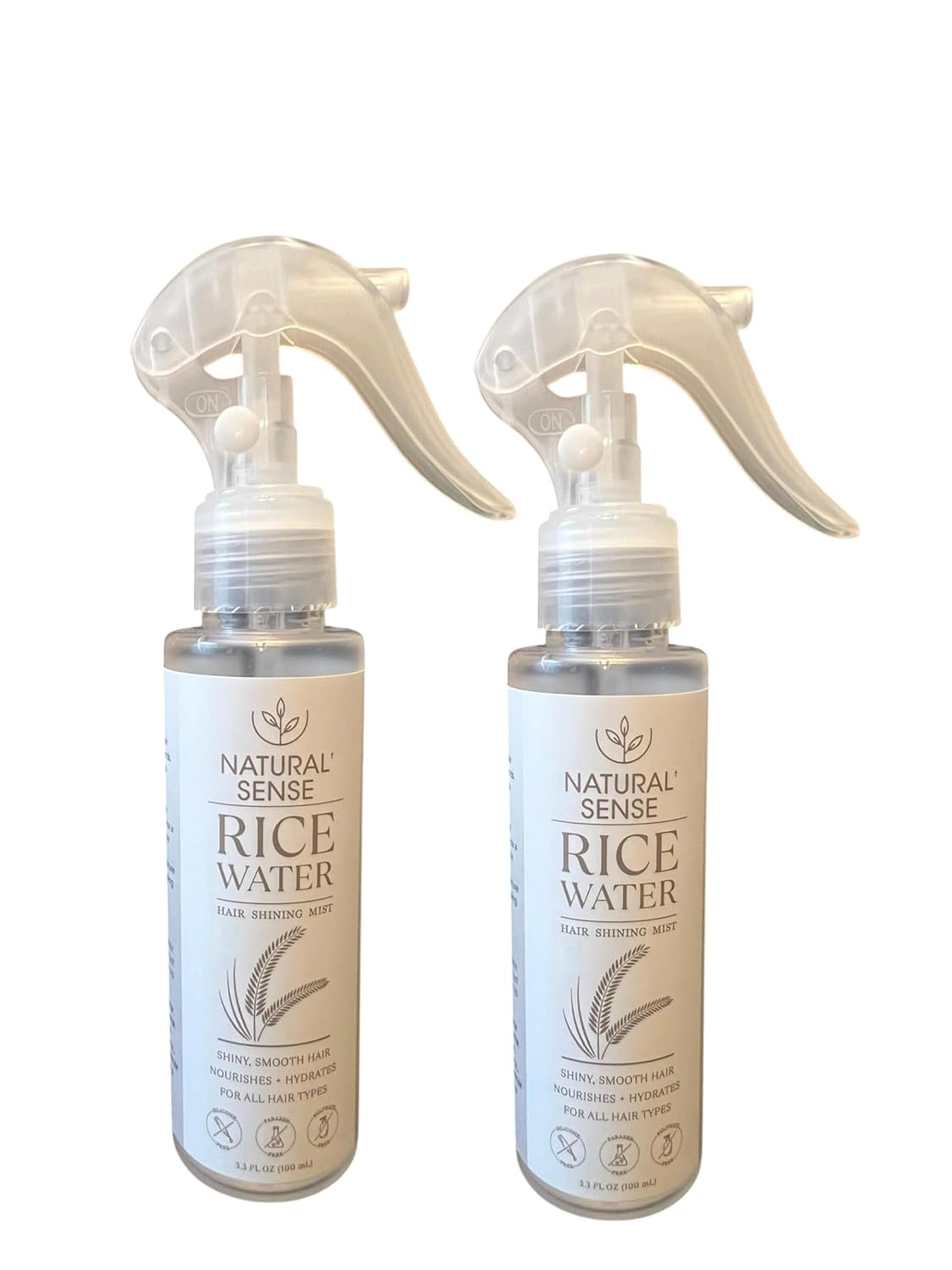 Natural Sense Rice Water Hair Shining Mist - Nourishing & Hydrating Spray for All Hair Types