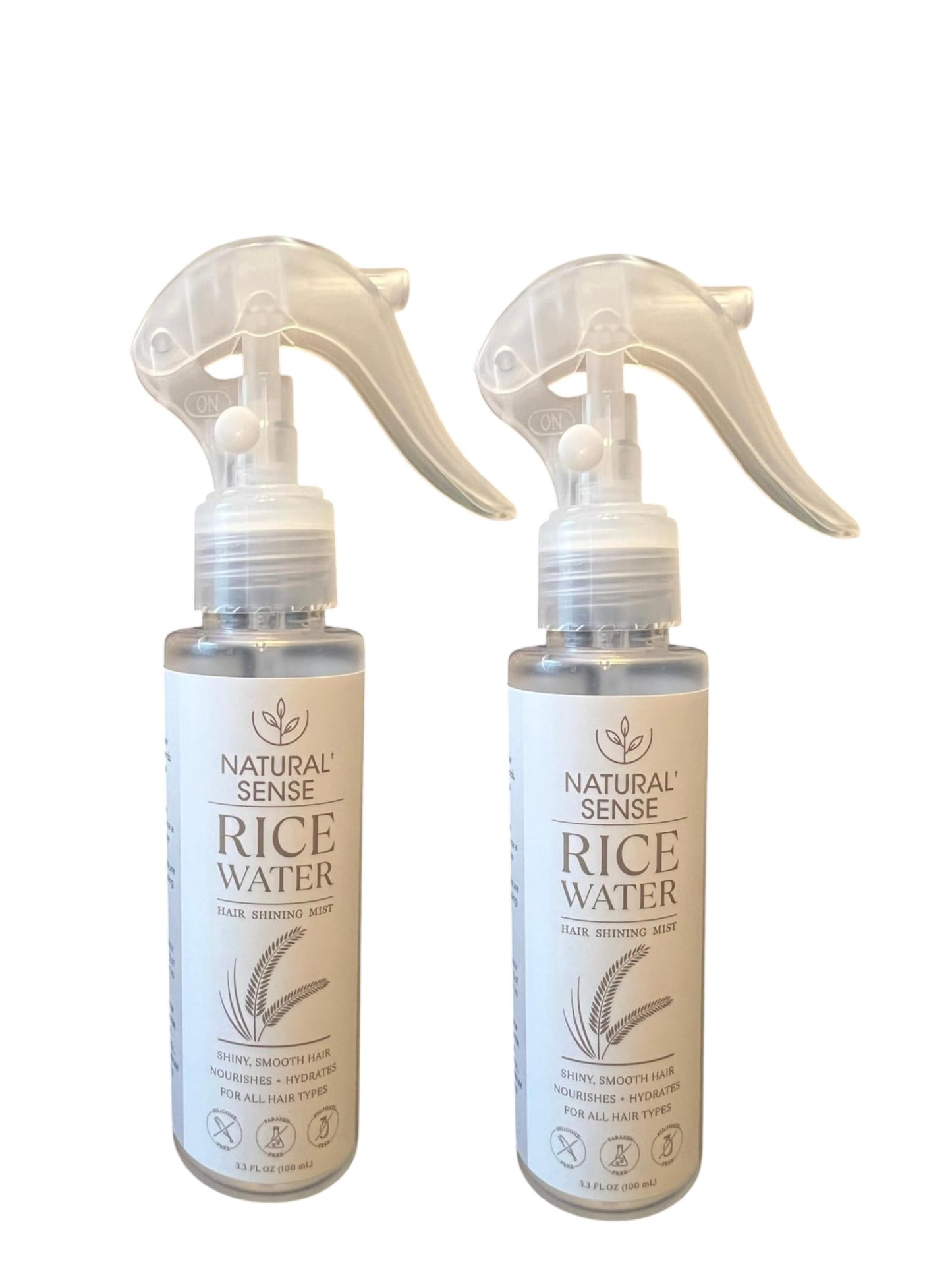 Natural Sense Rice Water, Hair shining mist, shiny smooth hair, nourishes & hydrates for all hair types.