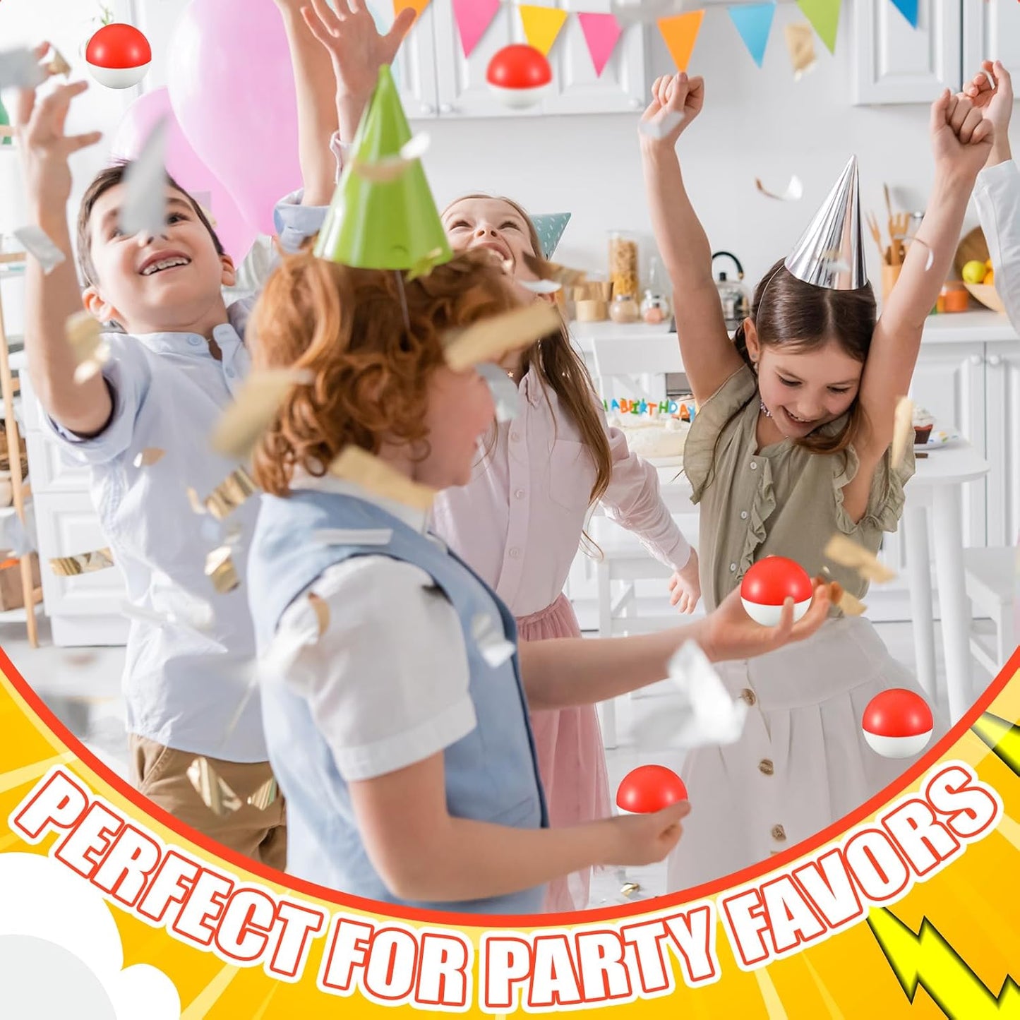 Cartoon Animation Themed Stress Balls - Sensory Fidget Toys for Kids | Anime Birthday Party Favors & Goodie Bag Stuffers
