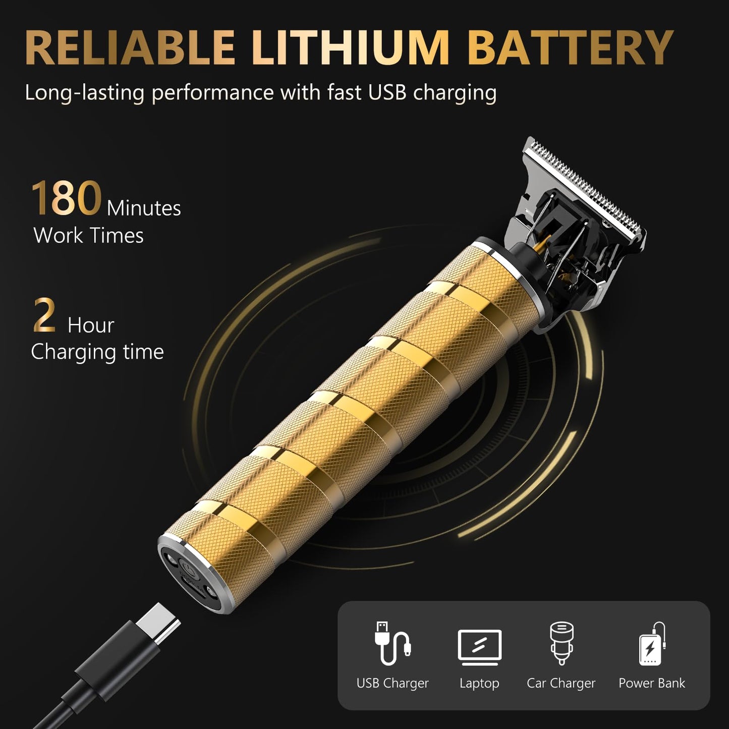 Ufree Beard Trimmer & Hair Trimmer for Men Professional, Electric Razor Shavers for Men, T Blade Precision Edgers Liners, Barber Clippers for Hair Cutting Mustache Facial, Mens Gifts