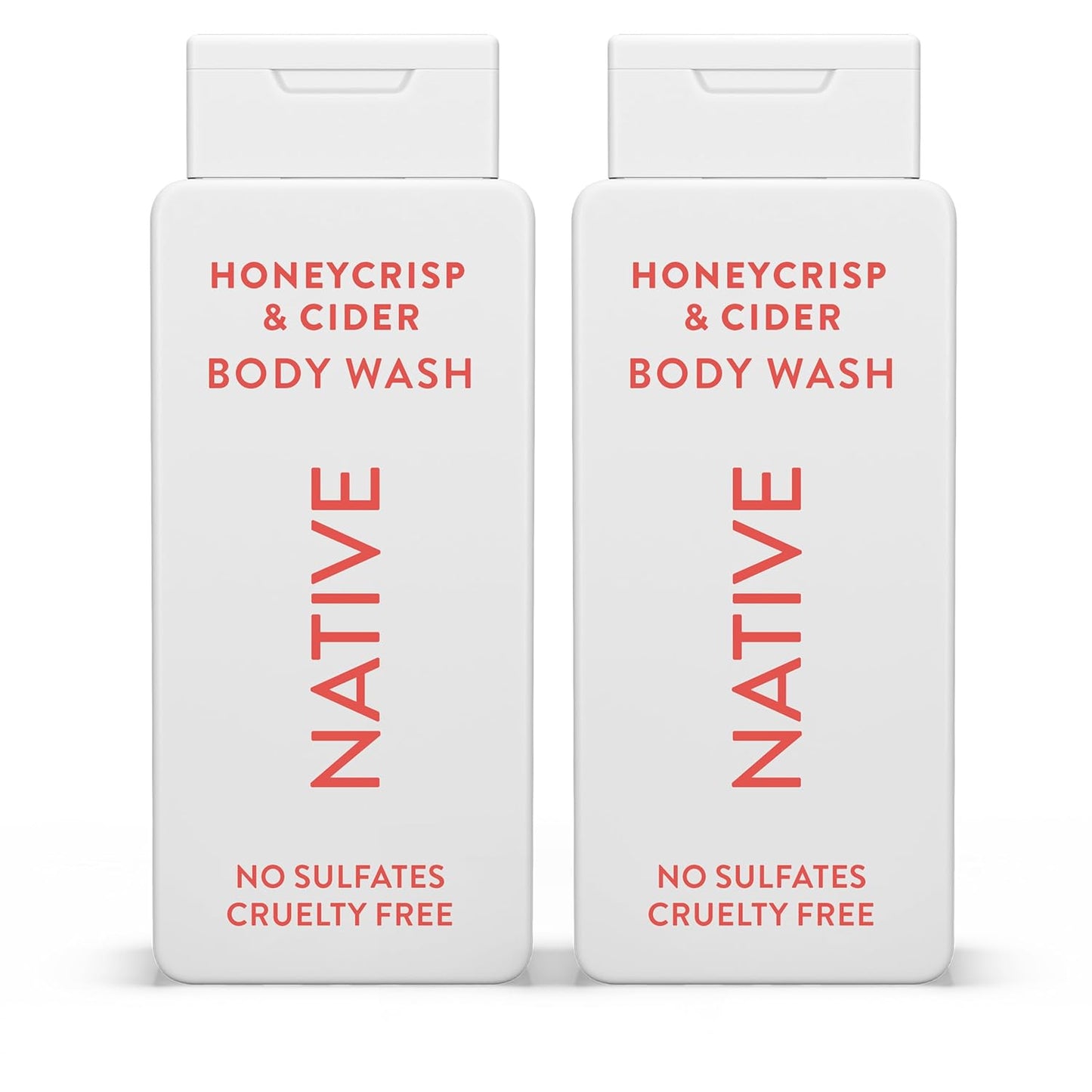 Native Body Wash - Naturally Derived Autumn Air & Amber Scent | Sulfate & Paraben Free, 18 oz (2-Pack)