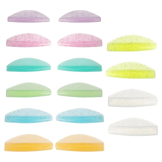 Lash Lift Silicone Pads Eyelash lifting shields Glue free On Eyelid Eyelash Perm Rod Flat Lifting Ultra Curl 2 Style For Daily Makeup Party Dating With Y brush Ribbon Cover Eye Patch Jelly Lami Roller