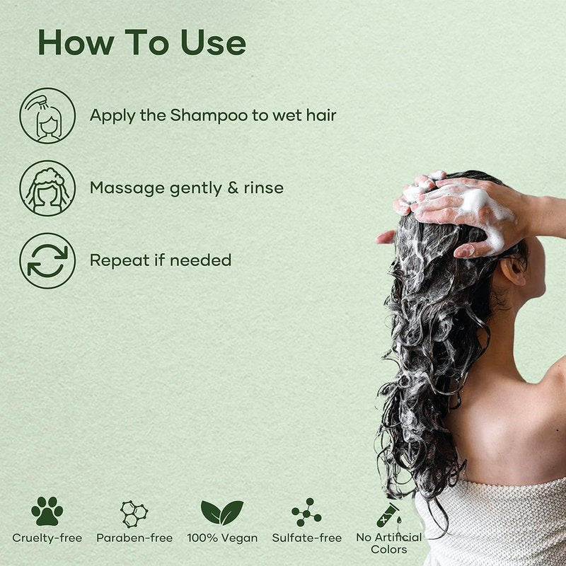 Tea Tree Shampoo - Fights Dandruff & Dry Scalp with Vitamin C, Peppermint, Lavender & Rosemary Oil | 16 Fl Oz
