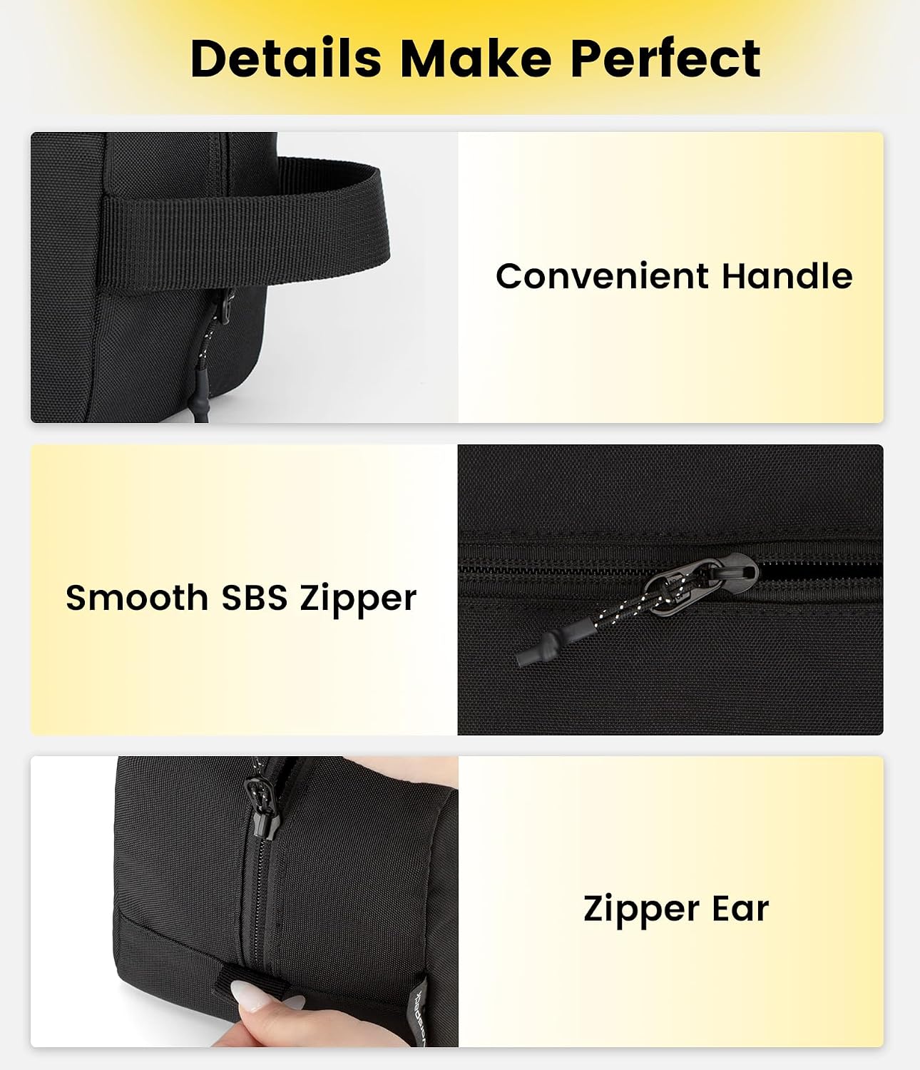 Travel Toiletry Bag for Men - Water-Resistant Hanging Organizer | Perfect for Toiletries & Accessories
