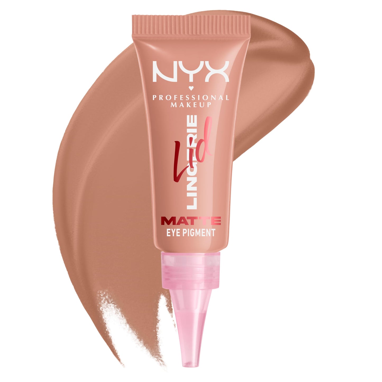NYX PROFESSIONAL MAKEUP Lingerie Lid Lingerie Cream Eye Pigment, Eyeshadow, Up to 24H Wear, Beige Appeal, 0.2 fl oz