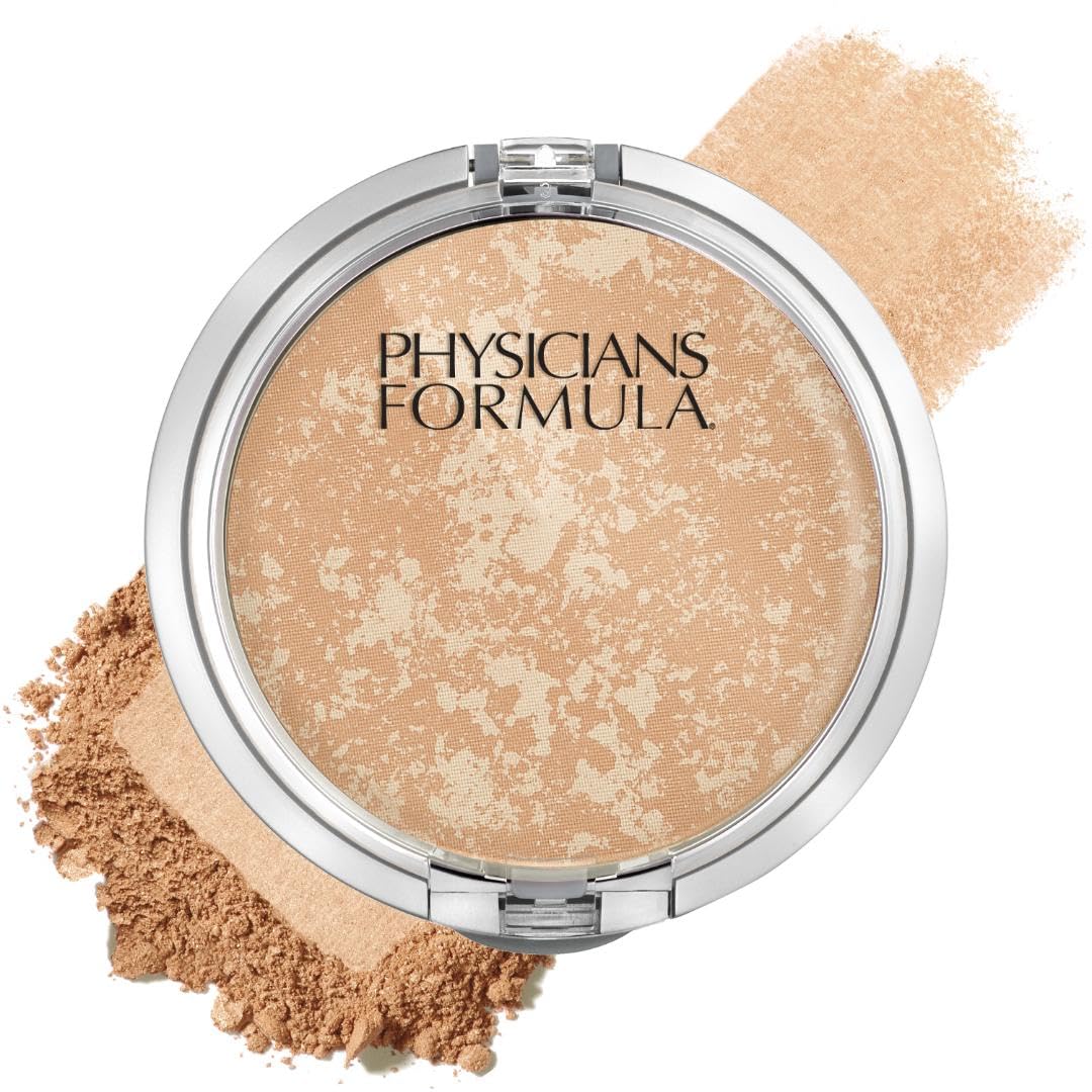 Physicians Formula Butter Glow Pressed Powder - Radiance-Boosting Face Powder with Murumuru Butter | Translucent Glow Finish