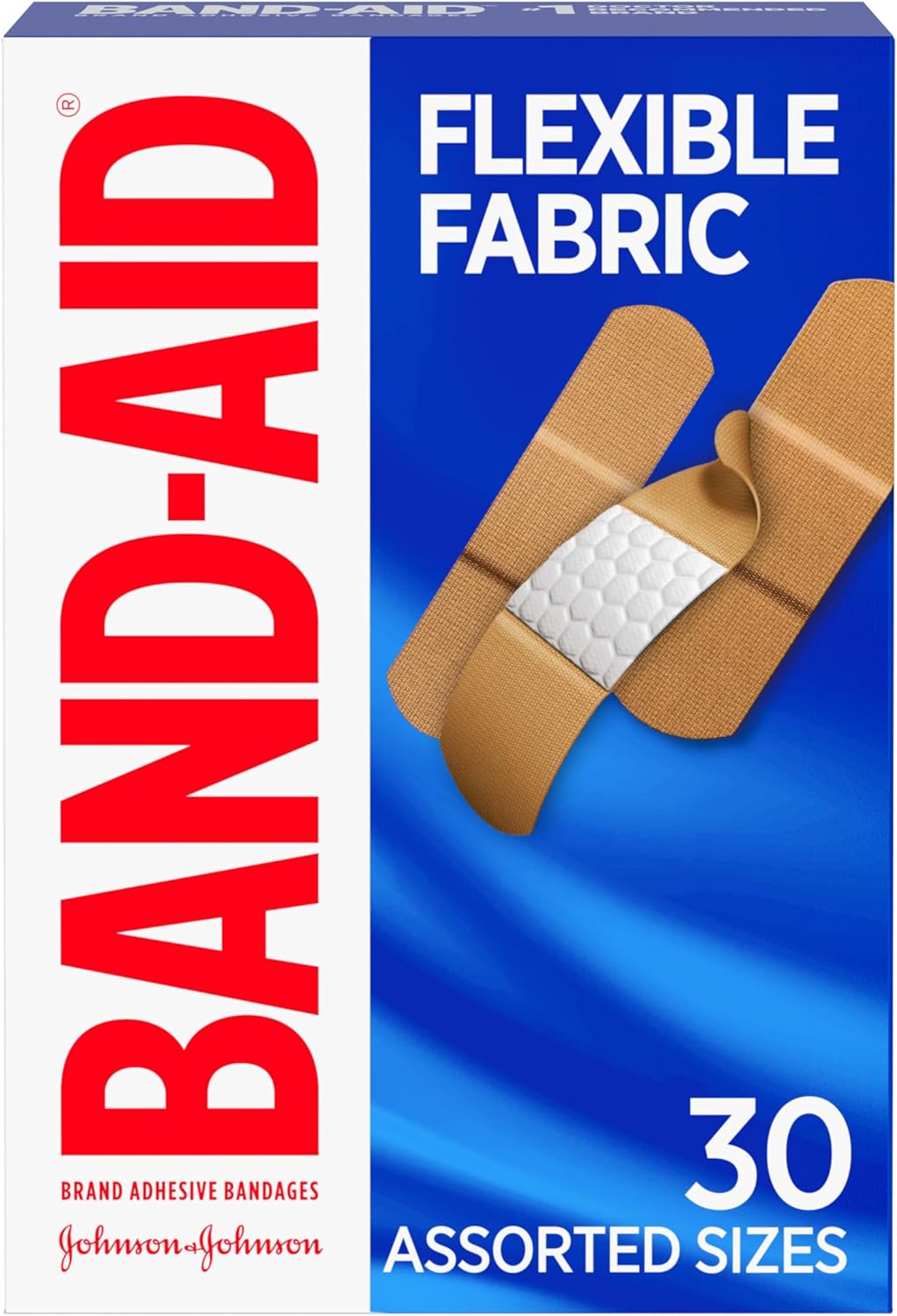 Flexible Fabric Adhesive Bandages - Comfortable Sterile Wound Care for Cuts & Scrapes | 100 Count
