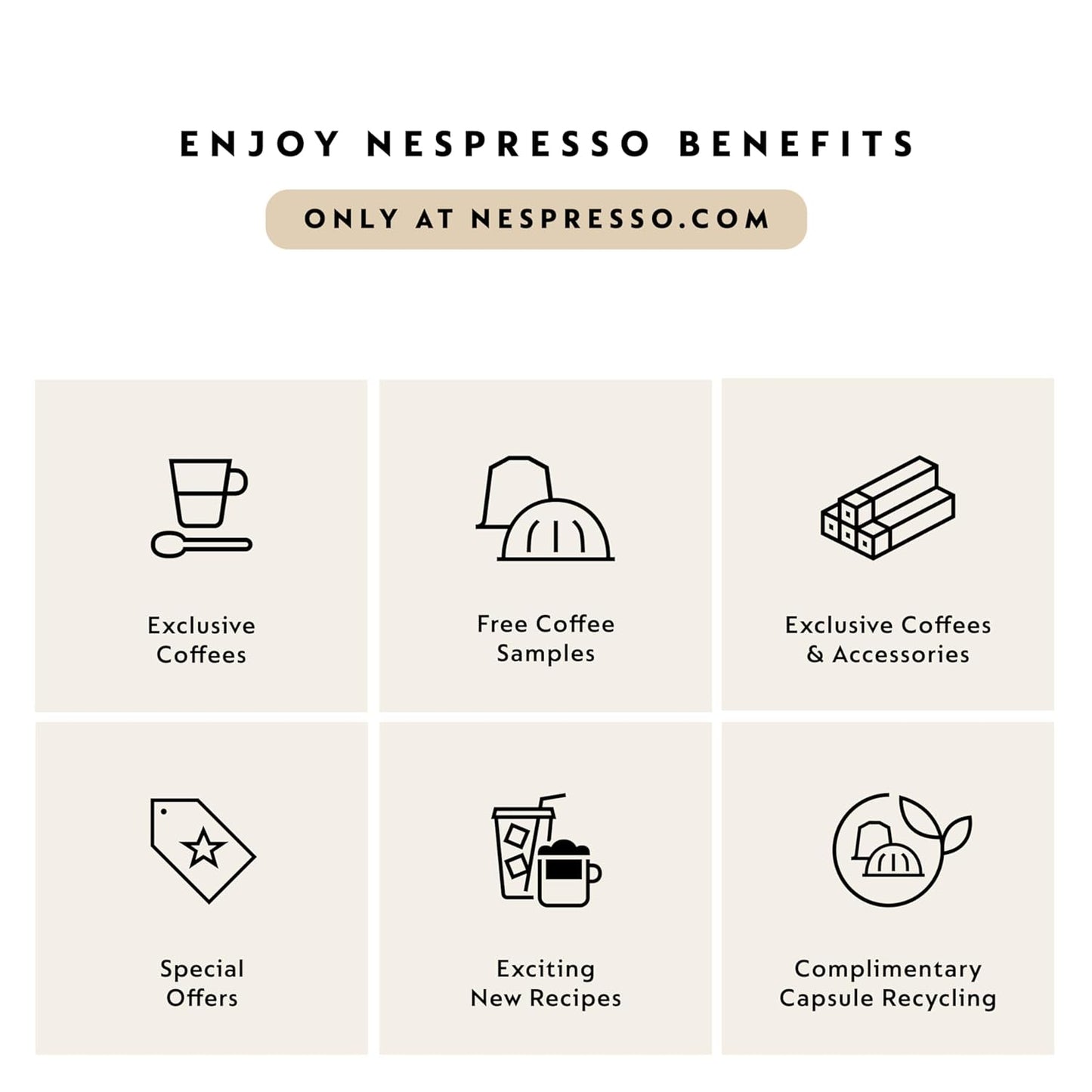 Nespresso Vertuo Capsules - Barista Flavored Medium Roast Coffee Pods | 30 Count, Brews 7.8oz