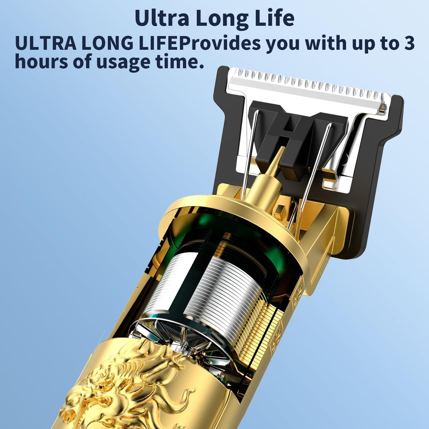 Hair Clippers - Rechargeable Beard Trimmer for Men & Children | Precision Cutting Tool