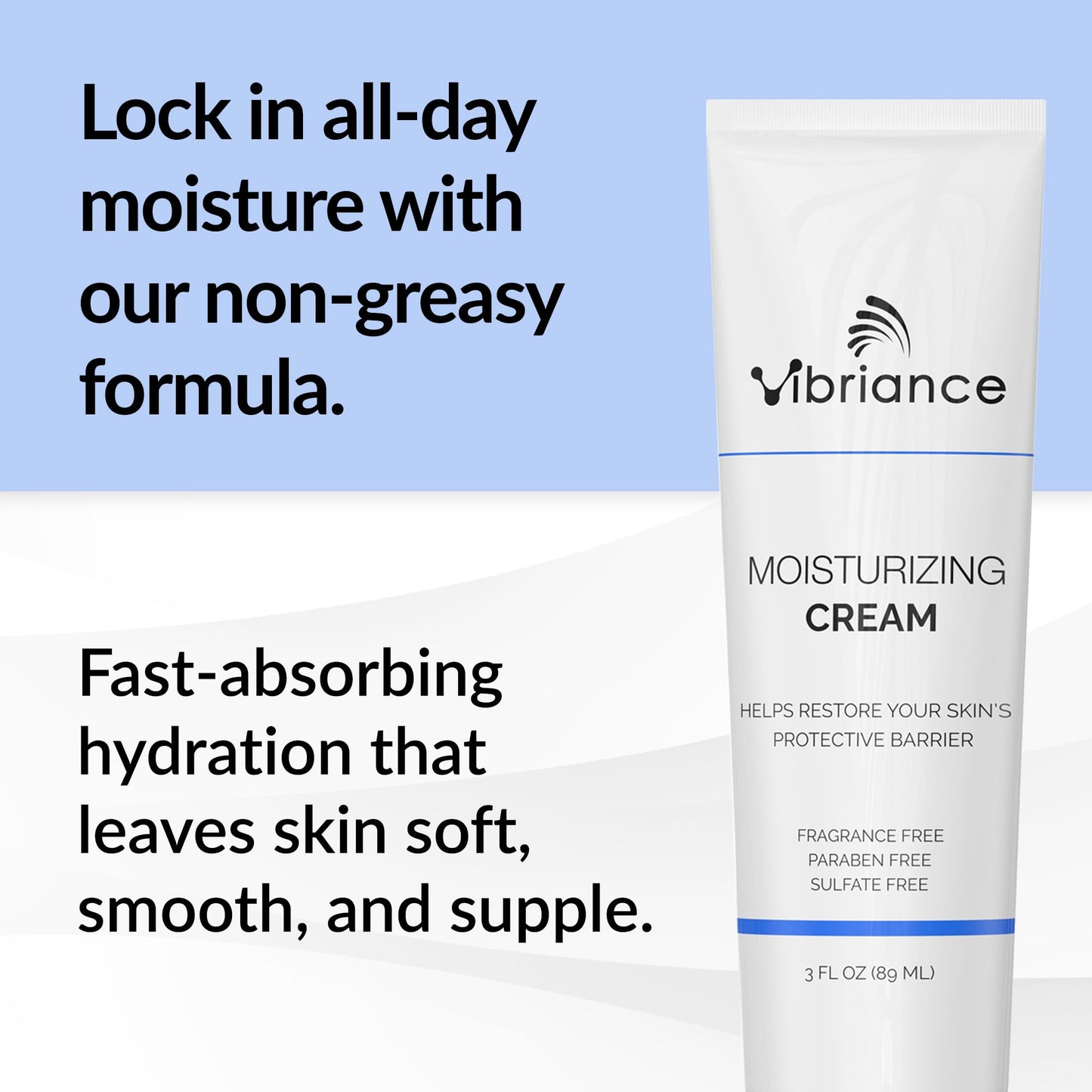 Vibriance Moisturizing Cream | Anti Aging Moisturizer for Face with Squalane, Niacinamide | Moisturizer for Aging Skin | Day/Night Face Cream for Older Women 60 Plus