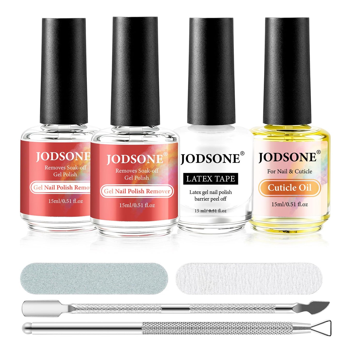 JODSONE Gel Nail Polish Remover - Quick 3-5 Minute Soak-Free Formula | 15ML