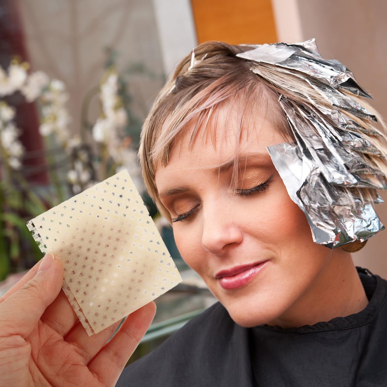 Ipetboom Perm Paper for Salon 4.33X2.36In Disposable Hair Perm Wraps Professional Cold and Hot Accessories Hair Salon Supplies