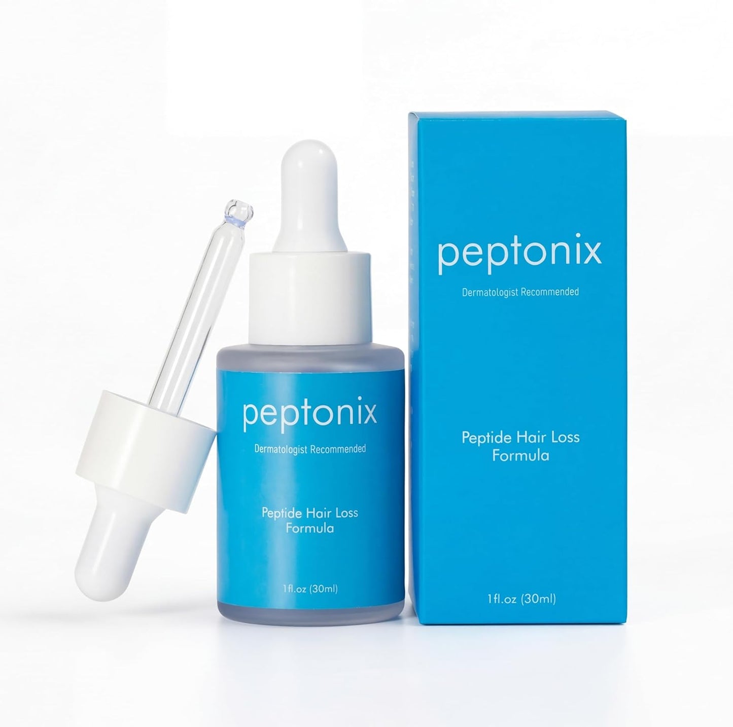 Copper Peptide Hair Growth Serum - Boost Hair Thickness with Ginseng, Licorice & Biotin | For Thinning Hair