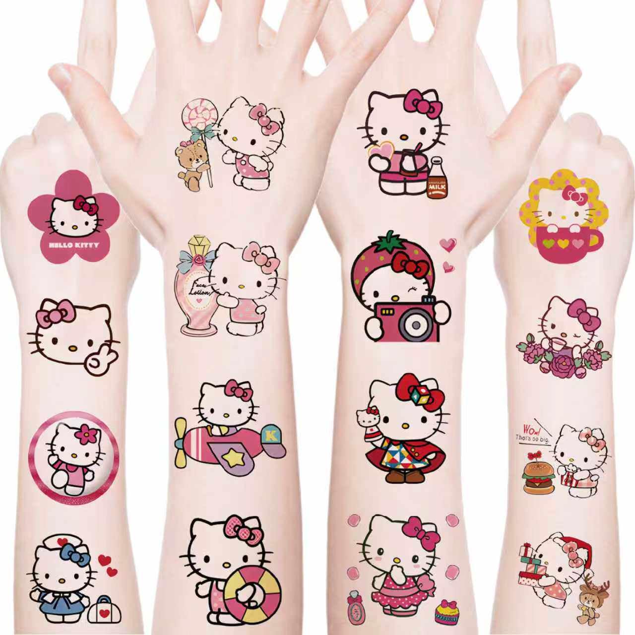Cinnamoroll Temporary Tattoos - 20 Pcs Fun Party Favors | Birthday Decorations & Game Rewards