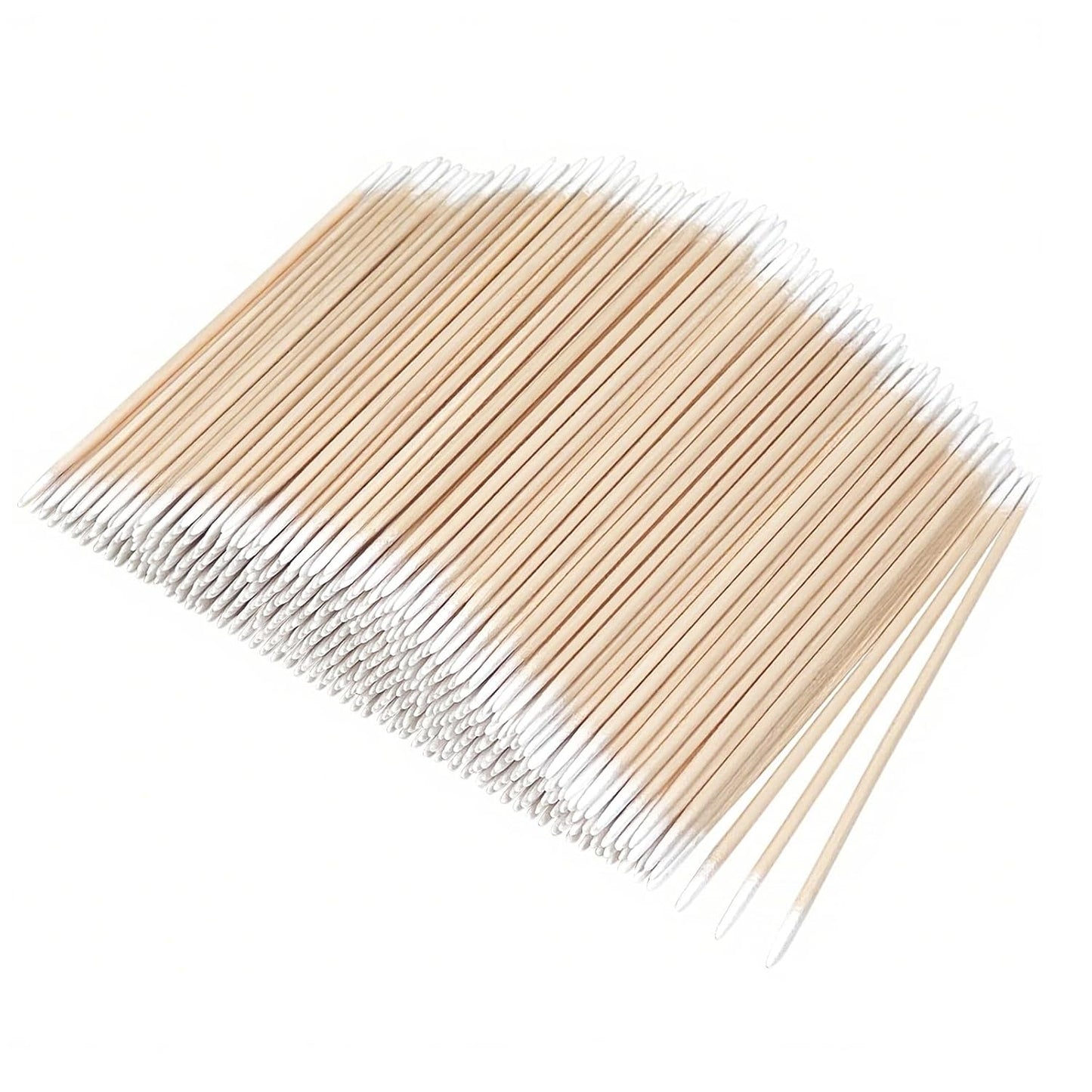 Pointed Cotton Swabs for Nails - 1000PCS Microblading & Makeup Precision Tips | Fine Point Cleaning Tool