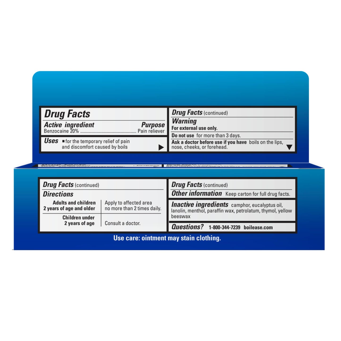 Boil Ease Pain Relieving Ointment, 1 Ounce