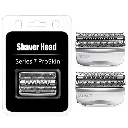 HONGNAL 2Pack Series 7 Replacement Head for Braun Series 7 Foil Shaver Replacement Heads Compatible with 70s Replacement Compatible with Series 7 Shavers 70s 720,750CC, 760CC,790CC,9565 Foil Shaver