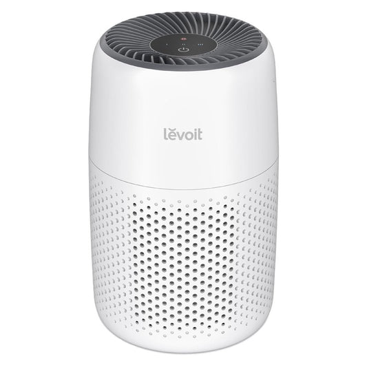 LEVOIT Air Purifiers for Bedroom Home Dorm, AHAM VERIFIDE, 3-in-1 Filter Cleaner With Aroma Pad, Filters Smoke, Allergens, Pet Dander, Odor, Dust, Office, Desktop, Core Mini-P, White