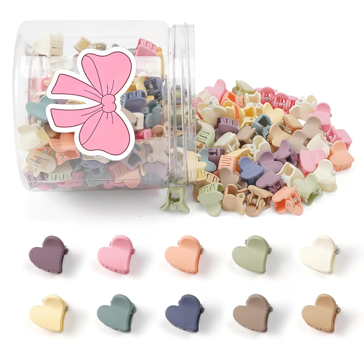 Mini Flower Hair Clips - 150 PCS Cute Barrettes for Women | Y2K Small Claw Hair Accessories