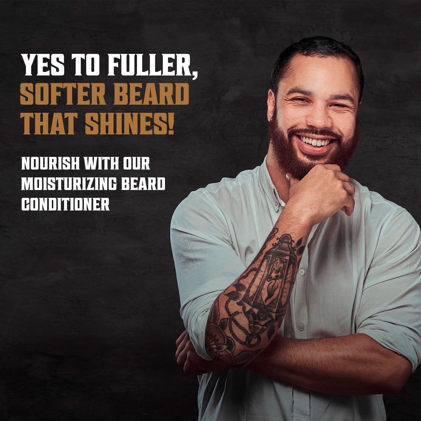 Viking Revolution Beard Wash & Beard Conditioner Set with Palo Santo Scent - Softens and Strengthens for Mens Hygiene Beard Shampoo with Beard Oil (2pack, 17 oz)
