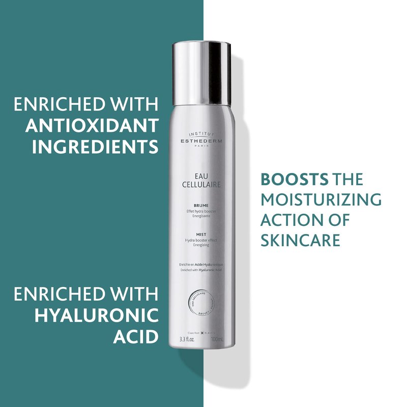 Institut Esthederm - Cellular Water Face Mist - Moisturizing Effect - Energizing - All Skin Types, 6.6 Fl Oz (Pack of 1)