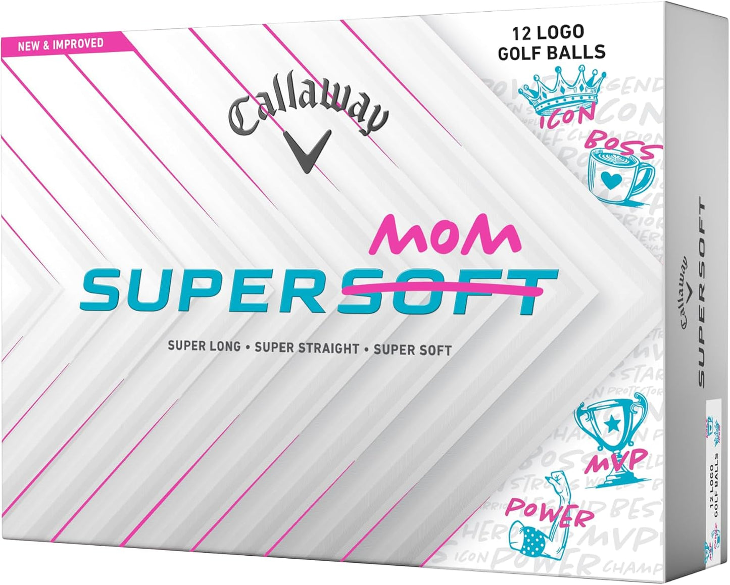 Callaway Golf Supersoft Golf Balls - Ultra-Soft Feel & Distance | 2025 Edition