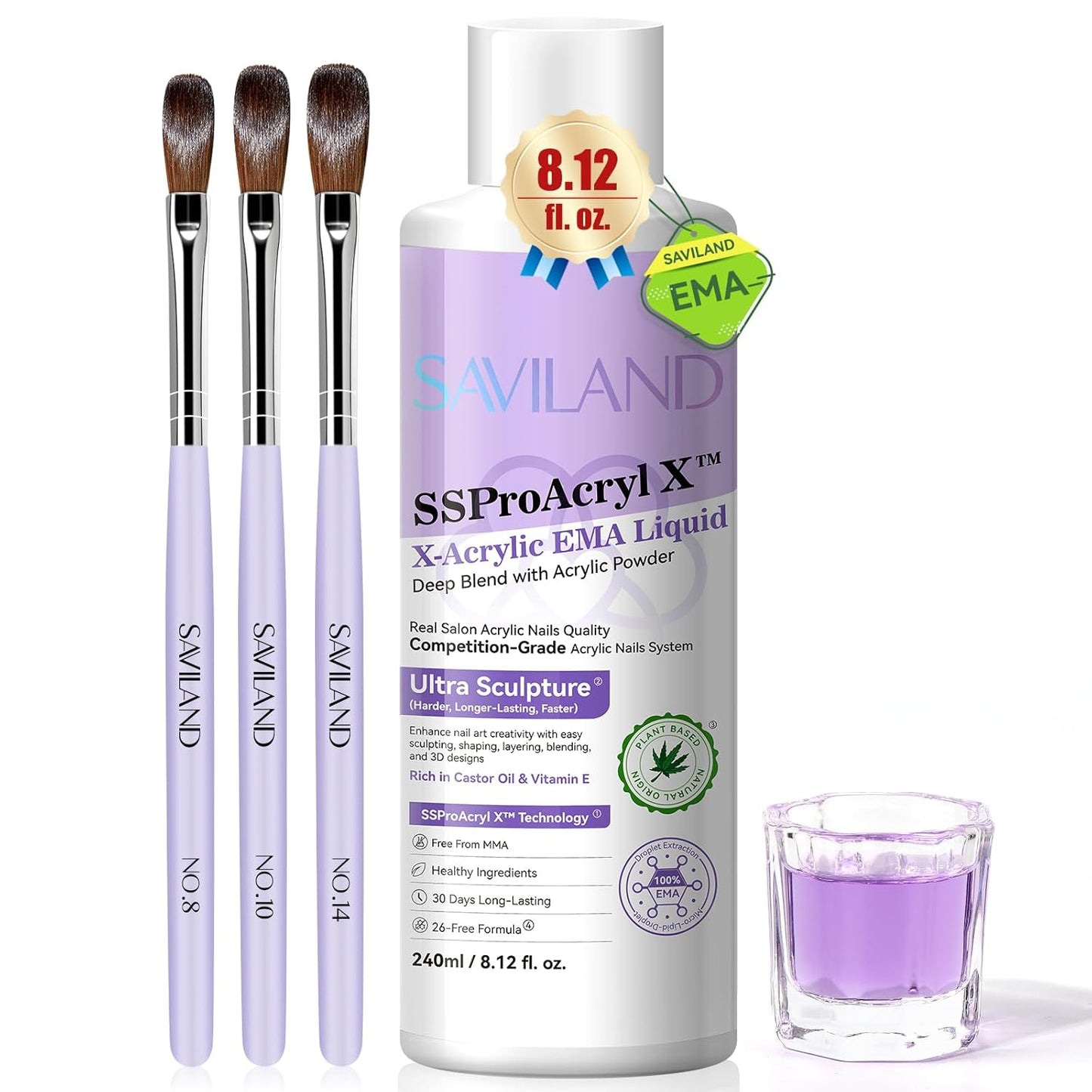 Acrylic Nail Kit with Drill & UV Light - Clear, Pink, Black & Red Powder & Gel Polish for DIY Nail Art