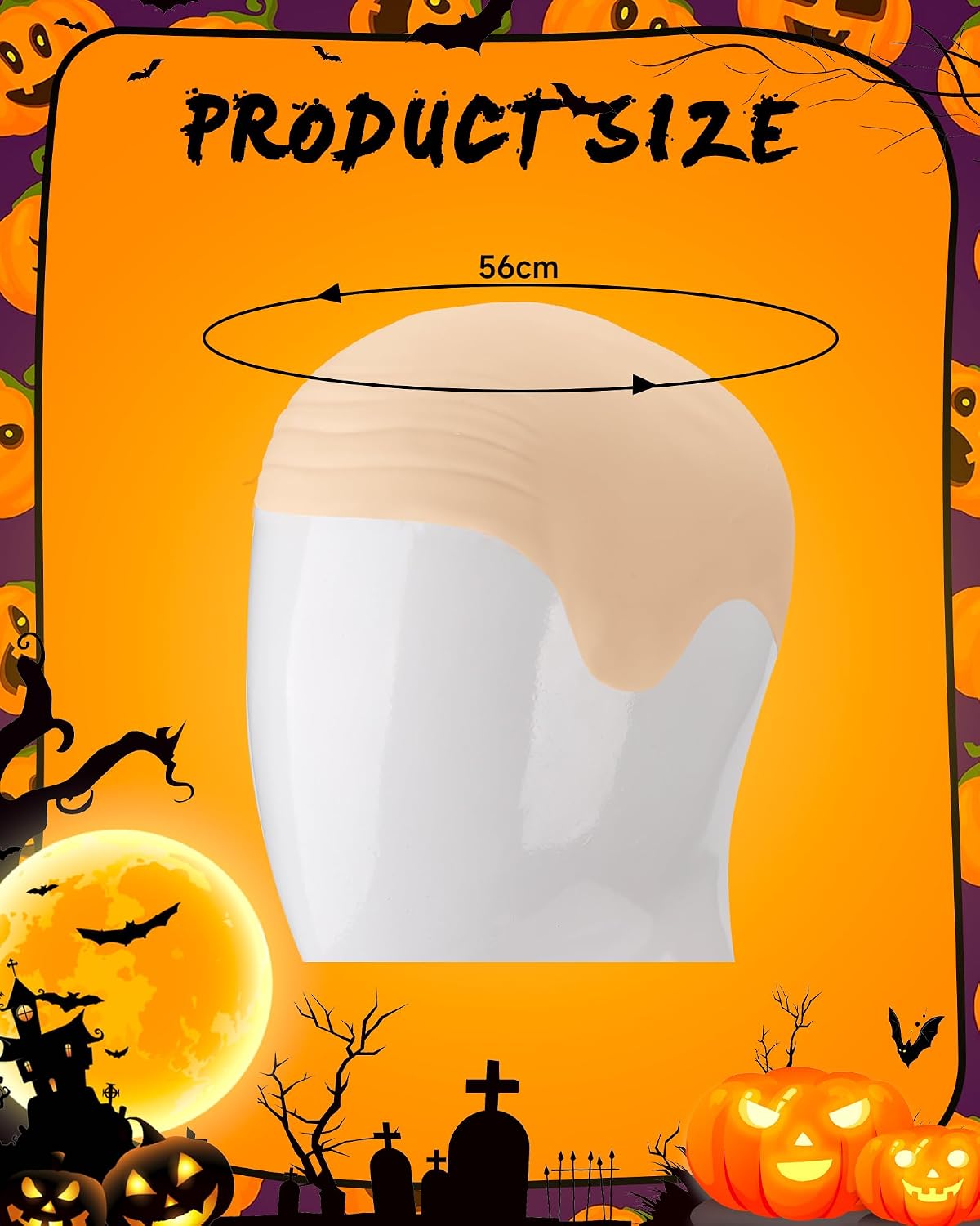 Latex Bald Cap Set - 2-Pack Wig Caps for Adults | Cosplay & Halloween Costume Accessories