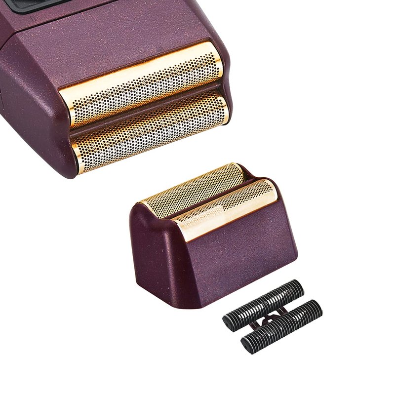 Replacement Foil Professional 5 Star Series Finale Shaver Shaper Super Close and Cutter Bar Assembly Compatible with Wahl Shaver Foil Model 7043-100,7031-100 Replacement Heads(4 Pack Red)
