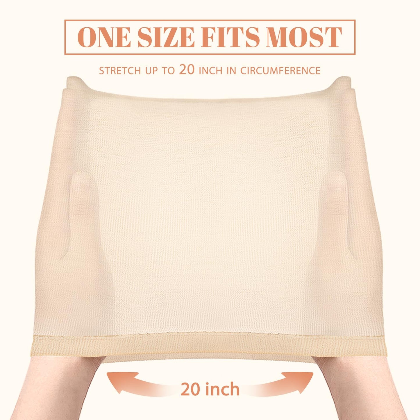 MORGLES 20 Pcs Beige Wig Caps - Stretchy Nylon for Comfortable Fit | Ideal for Women