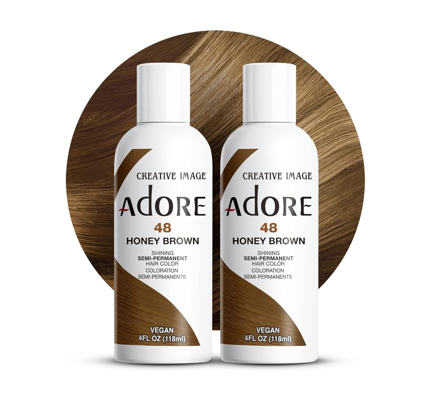 Adore Semi Permanent Hair Color - Mystic Grey | Vegan, Ammonia-Free Hair Dye | 4 Fl Oz