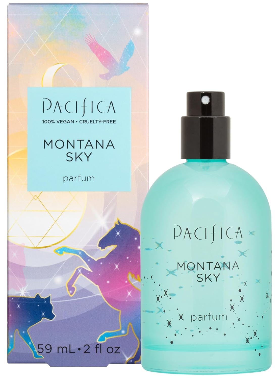 Pacifica French Lilac Spray Perfume - Vegan Floral Fragrance for Women | Fresh-Cut Lilac & Magnolia, 1 oz
