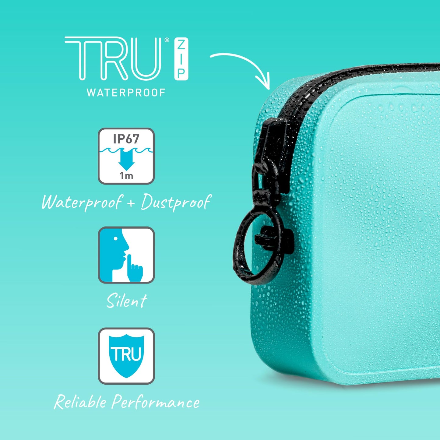 Booe Waterproof Belt Bag – 100% Waterproof Fanny Pack for Women & Men - IP67 Submersible - Floating Dry Bag for Phone - Crossbody & Waist Pack - Beach, Swimming, Travel