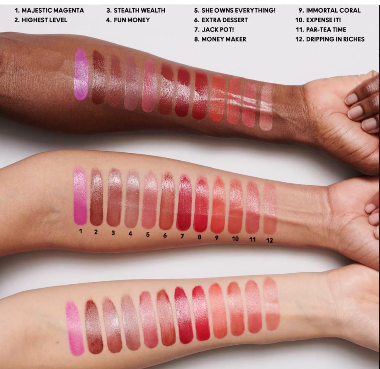 MAC Cosmetics Miniature Lustreglass Lipstick Vault - 12 Travel Size Lipsticks in Limited Edition Shades