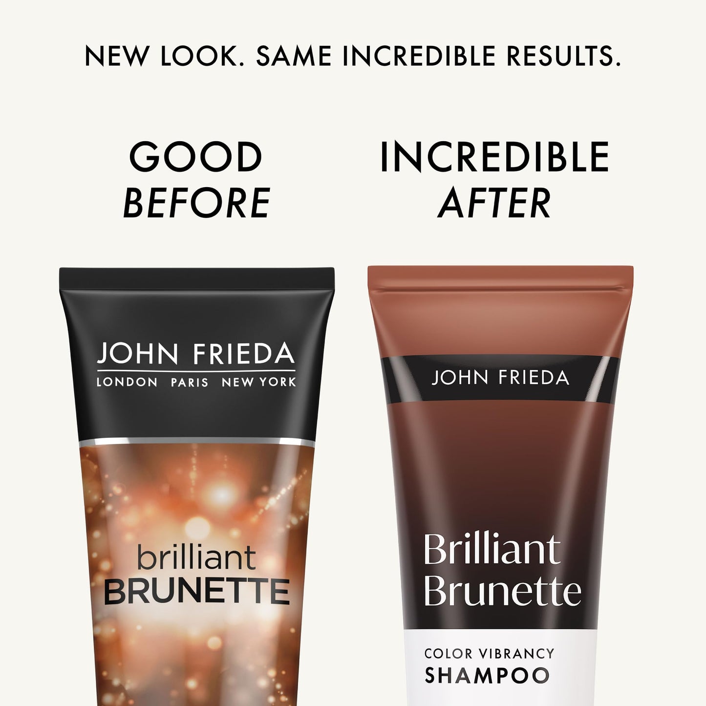 John Frieda Brilliant Brunette Color Vibrancy Shampoo, Brunette Shampoo, 8.45 Fl Oz, Pack of 2