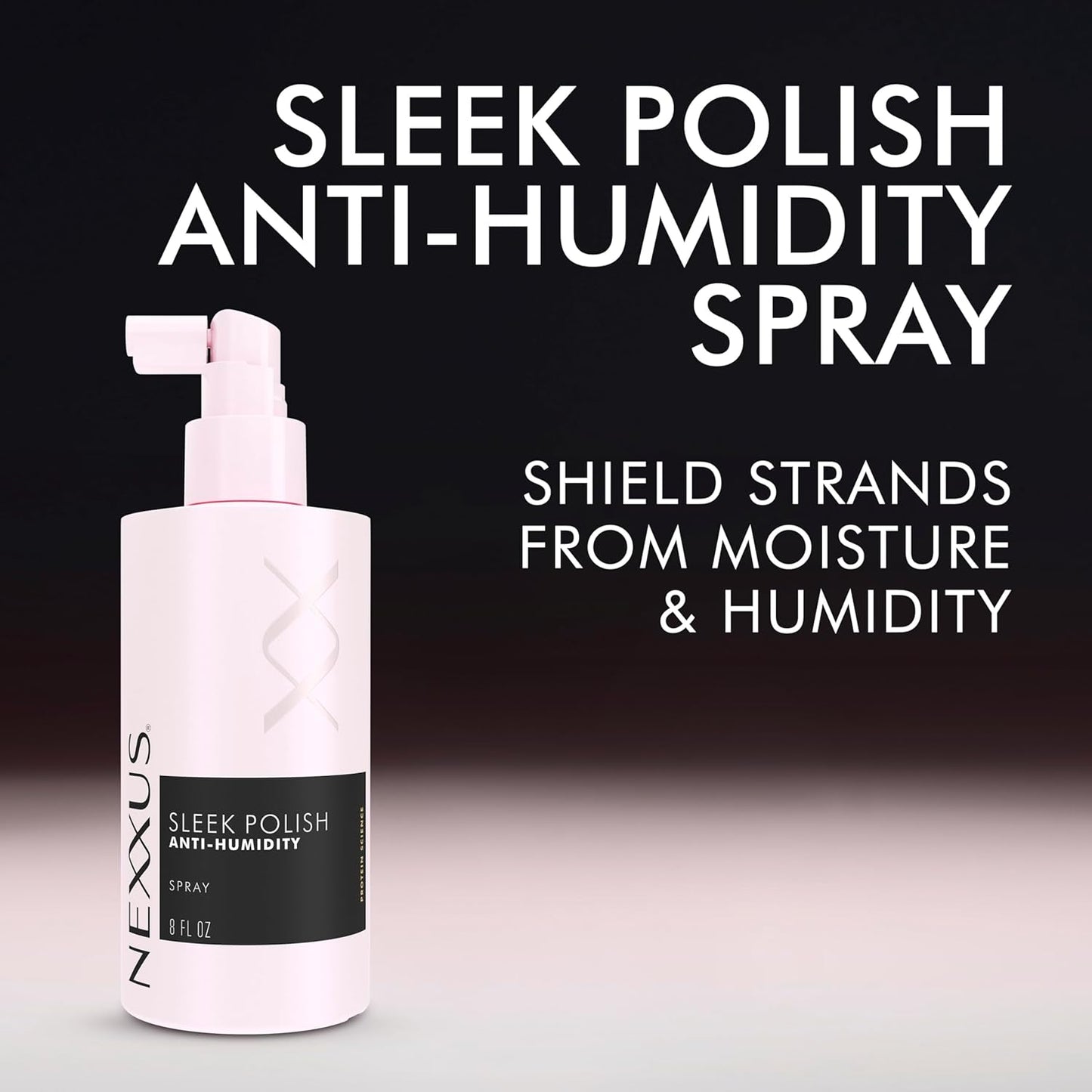 Nexxus Epic Shine Anti-Humidity Spray - Weightless Heat Protection for Long-Lasting Shine | 8 oz