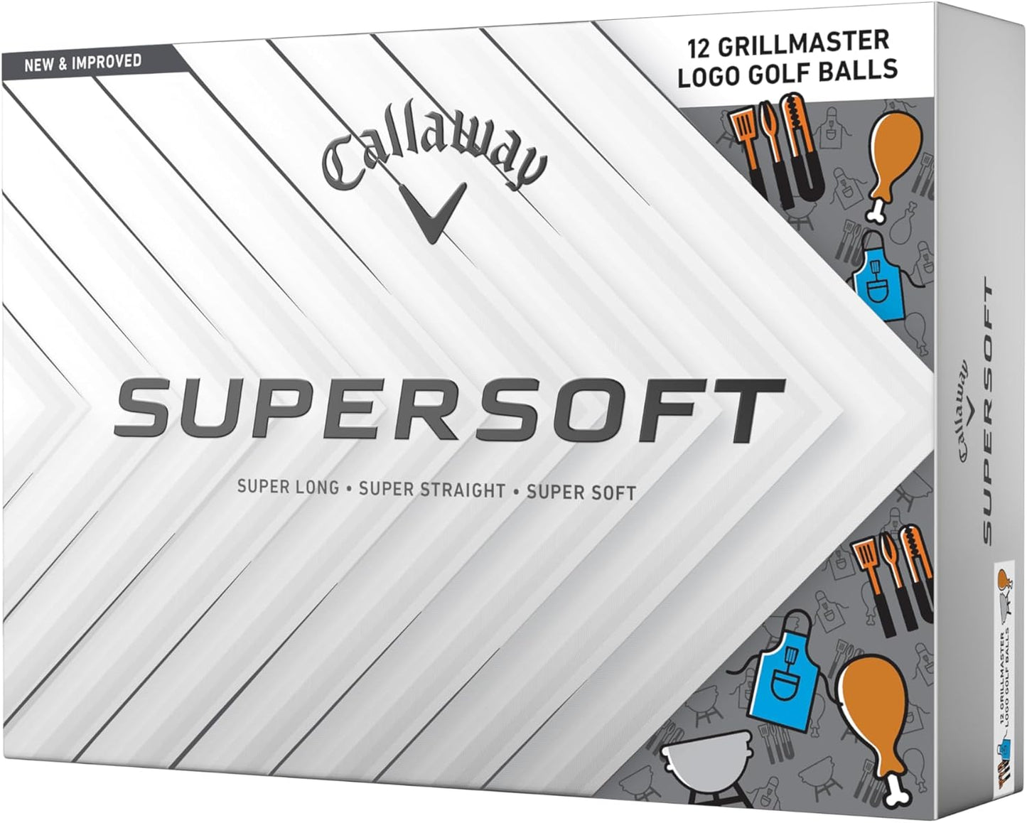 Callaway Golf Supersoft Golf Balls - Ultra-Soft Feel & Distance | 2025 Edition