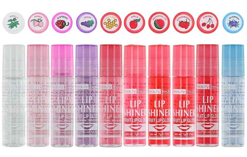 Beauty Treats Lip Shiner Roll-On Fruit Lip Gloss (36 PCS)