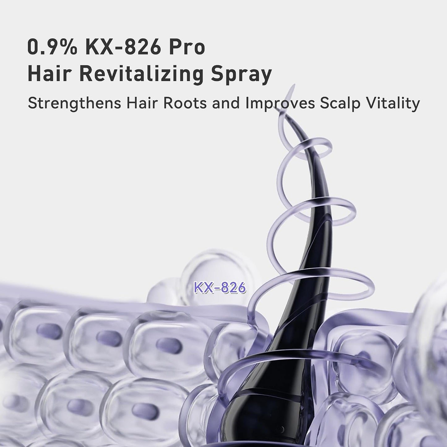 KX-826 KINTOR Hair Growth Spray - Nourishing Formula for Thinning Hair | 60ml