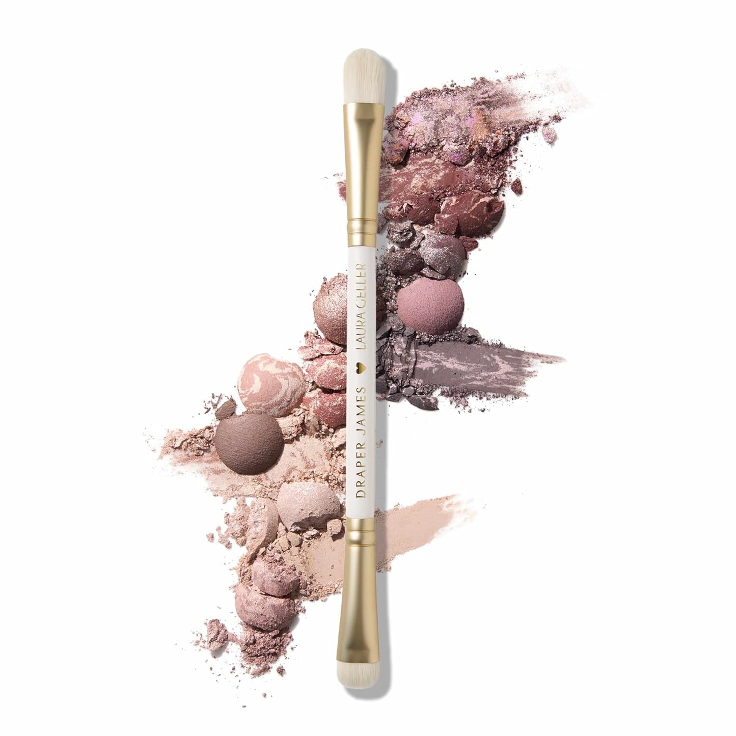 Professional Makeup Brushes - Cruelty-Free Dual-Ended Lip & Eyeshadow Brush Set | 22 Pieces