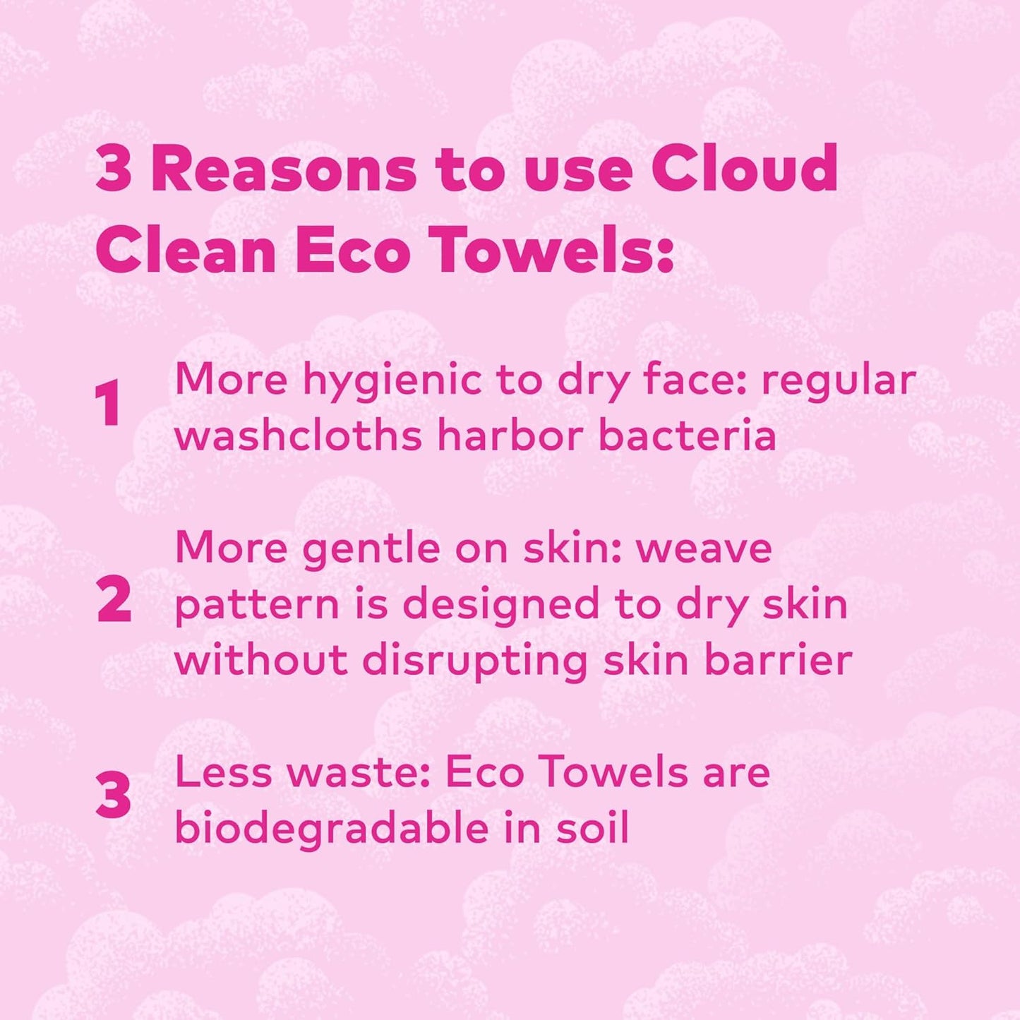 MakeUp Eraser Eco-Friendly Face Towelettes - Biodegradable 100% Eucalyptus Fibers | 60 Count