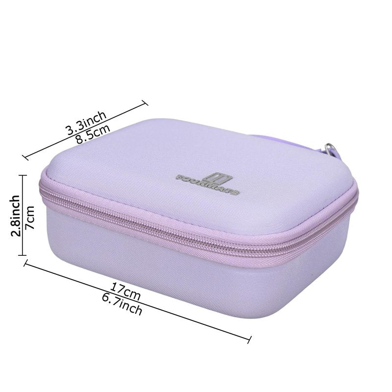 Tourmate Hard Storage Case for MANSPOT Groin Hair Trimmer,Travel Box for Electric Ball Trimmer Pubic Trimmer Shaver(Case Only) (Purple)