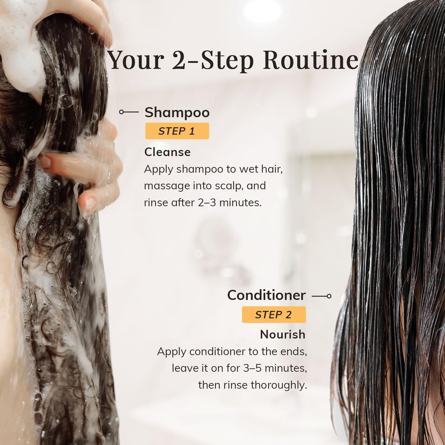 Hair Growth Shampoo and Conditioner Set - Rosemary & Biotin for Thicker Hair | Botanical Formula for Healthy Scalp and Strengthened Hair