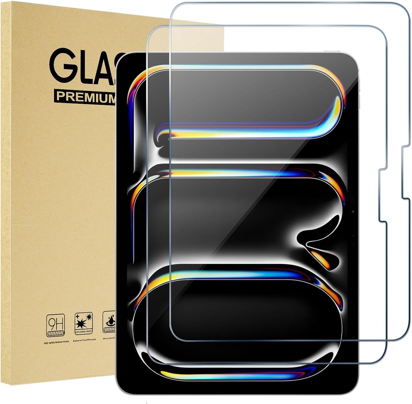 iPad Screen Protector - Tempered Glass Film Guard for A16 2025 & 10th Gen 11 Inch | Clear, 2 Pack
