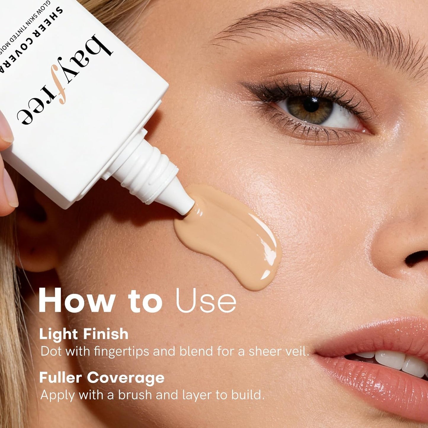 Glow Skin Tinted Moisturizer - SPF 30, Lightweight Hydrating Skin Tint | Vegan, Buildable Coverage
