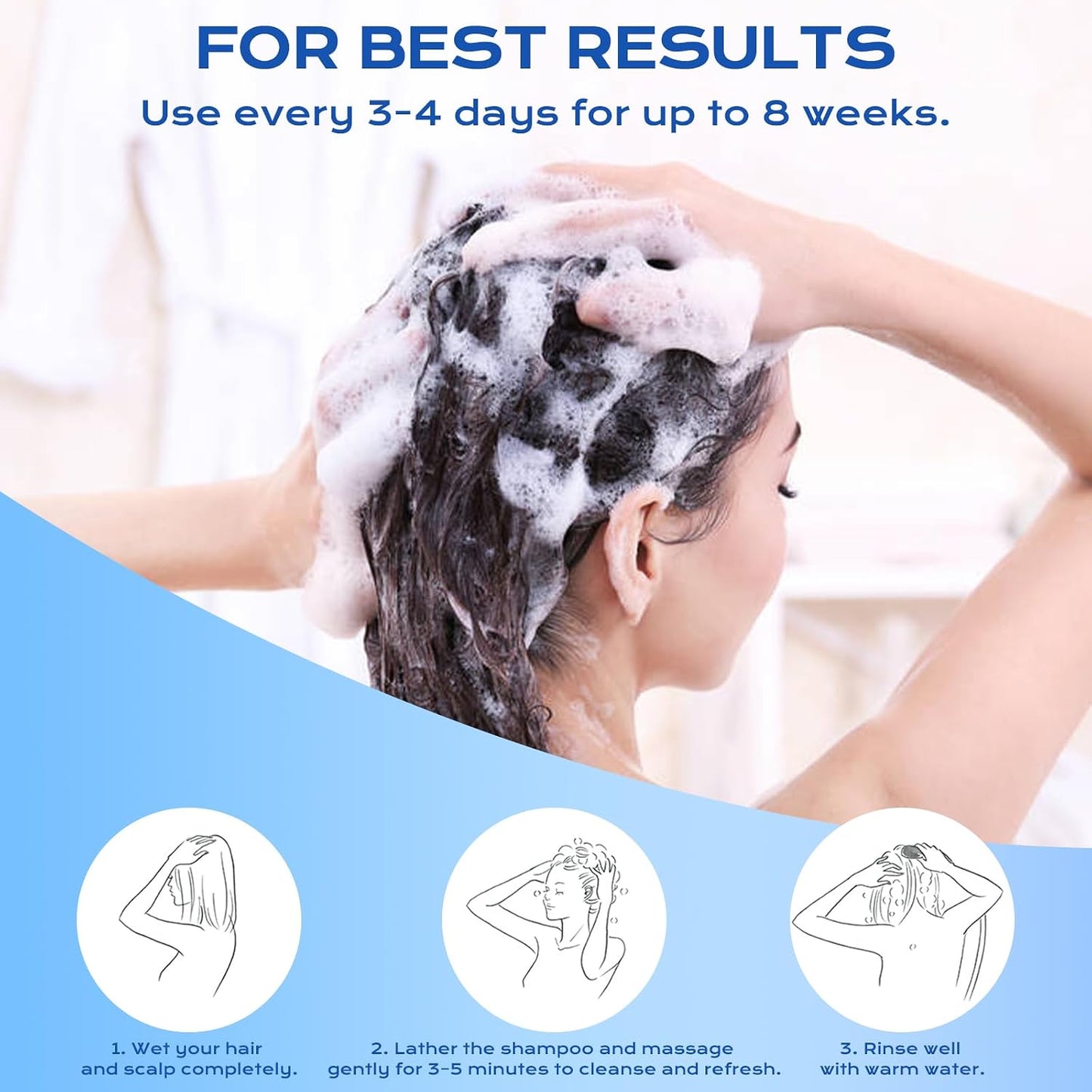 Ketoconazole Anti-Dandruff Shampoo - Scalp Treatment for Seborrheic Dermatitis & Psoriasis | Itchy Scalp Relief, Hydrating Care for All