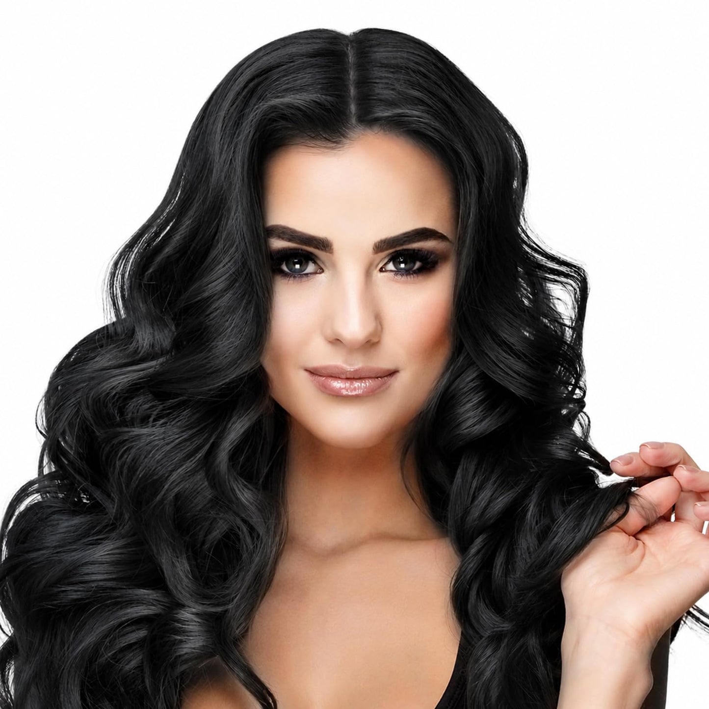 KAISASA Black Hair Dye Shampoo 3 in 1, Hair Color Shampoo for Women and Men, Hair Dye to Cover Gray Hair, Dye Shampoos for Grey Hair Coverage 500ml (Black)