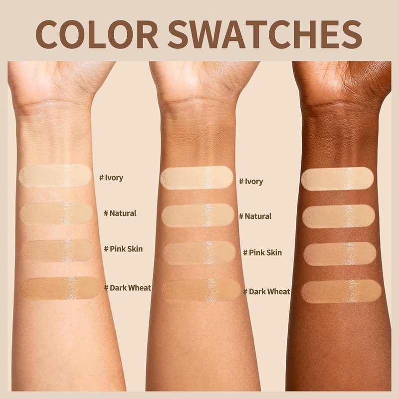 Full Coverage Foundation Stick - Water Resistant & Lightweight Makeup | Buildable Concealer for All Skin Tones