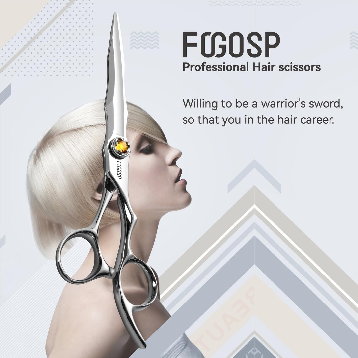 Professional Barber Scissors - 6.5" Japan VG10 Hair Shears for Precision Cutting | Unisex Design